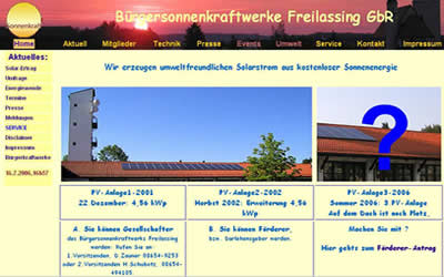 B&uuml;rgersonnenkraftwerke Freilassing